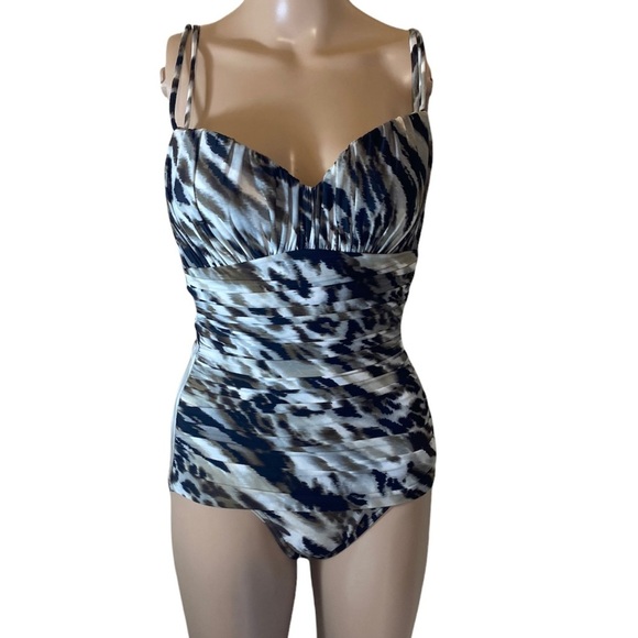Magicsuit Black and White One Piece Swimsuit - Picture 1 of 7